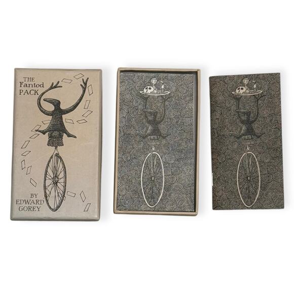 Fantod Pack By Edward Gorey Art Tarot Cards Booklet Limited Edition Archetypes - Picture 3 of 4